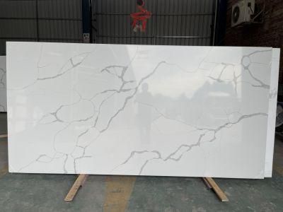 Fish Maw White Carrara Quartz Plate Is Cheap and of High Quality