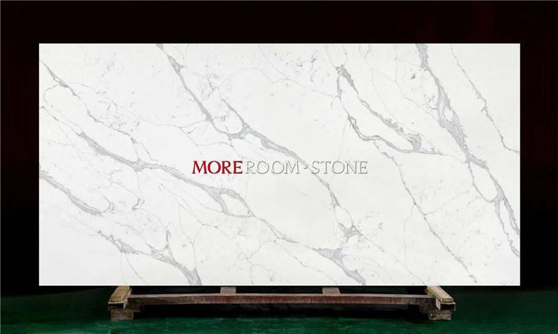 Promotion Product China Hot Sale Artificial Stone White Marble Quartz Stone Slab for Kitchen Countertops