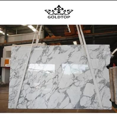 Strong Practicality Natural Stone Kitchen/Bathroom Countertop Wall/Floor Tiles Arabescate White Marble for Home