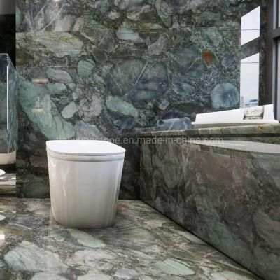 Polished Green Veins Marble Floor Wall Tiles for Decoration Project