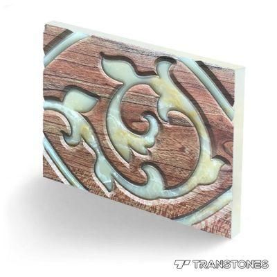 Artificial Resin Translucent Wall Decors Sheet for Interior