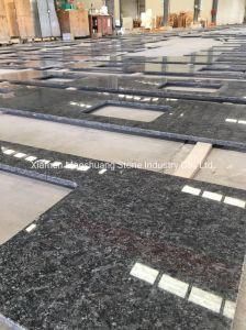 India Silver Pearl/Steel Grey Dark Gray Natural Stone Granite Pre-Cut Countertop