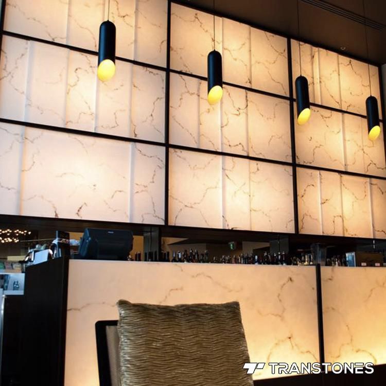High Quality Reasonable Price Artificial Stone Backlit Alabaster Sheet