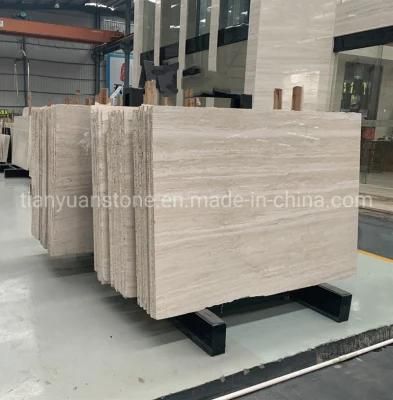 Wholesale Building Material Travertine Tile Super White Travertine