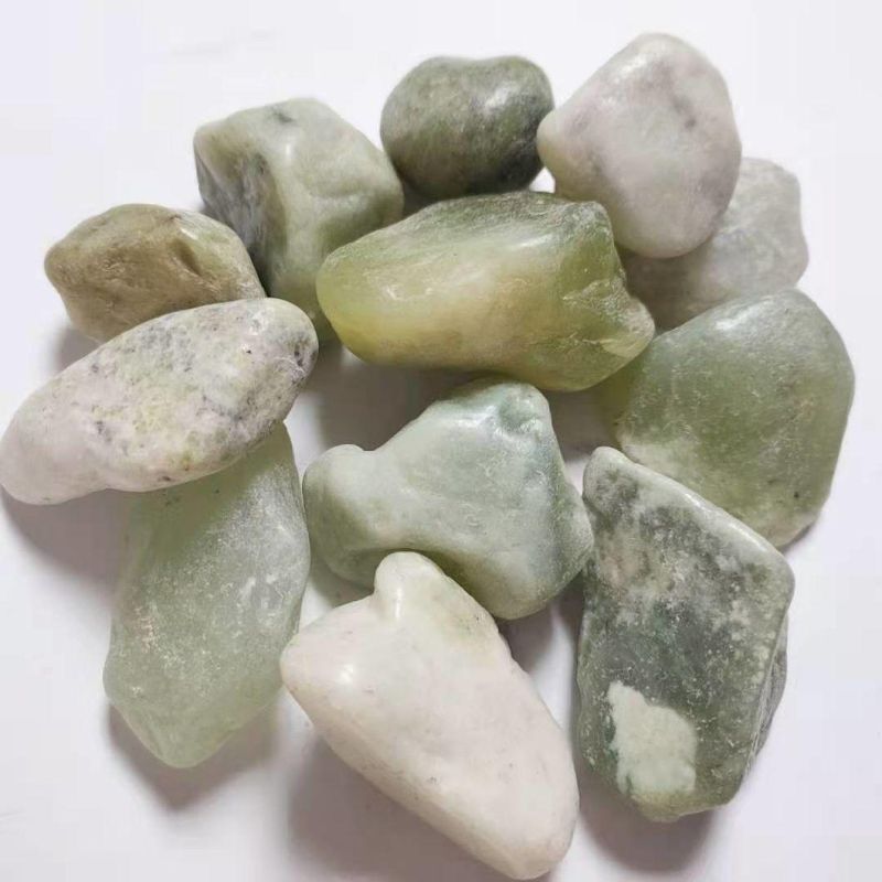 Gravel Size Natural Decorative Polished Jade Pebbles