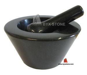 Polished Black Granite Countertop for Kitchen