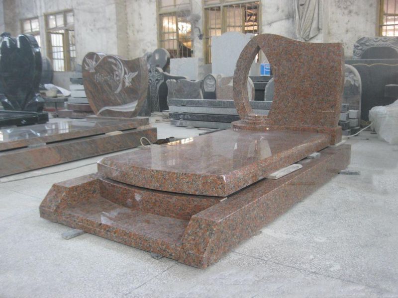 China Factory Red Granite Headstone