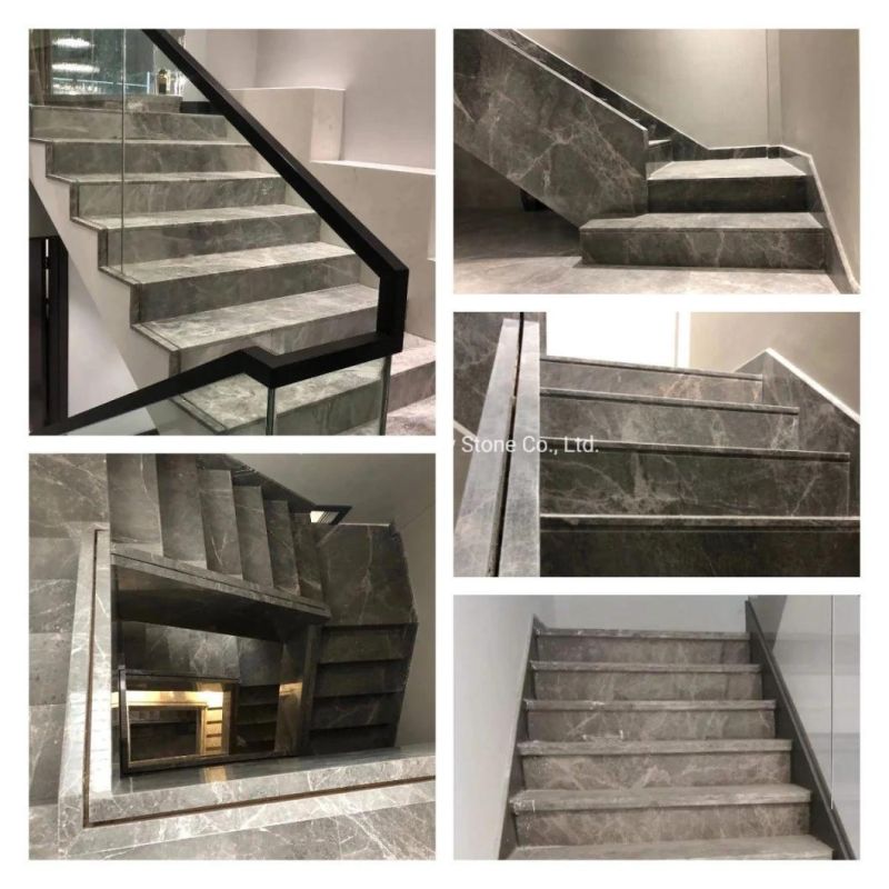 600X600 China Grey Marble Bathroom Flooring and Wall Tile Design Wholesale Price