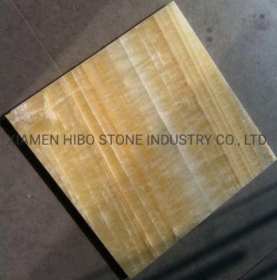 Natural Stone Beige Honey Onyx Polished 12X12 Wall and Floor Tile