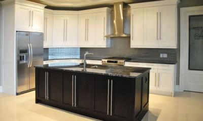 Natural Stone Prefab Cosmic Black Granite Island Top for Kitchen