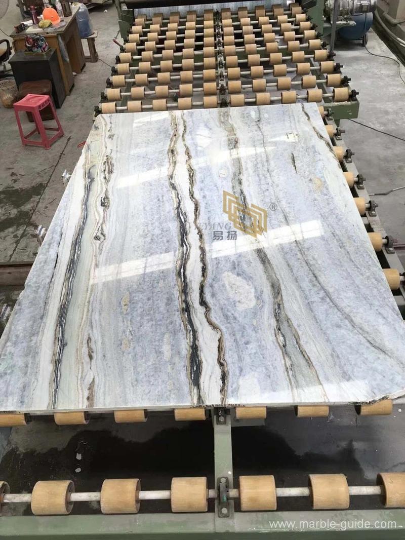 Natural Stone Marble Green/White/Blue River Marble Slabs for Floooring/Wall/Kitchen/Bathroom/Countertop