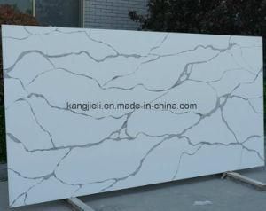 Seemless Joint 3cm Calacatta Recomposed Quartz Stone