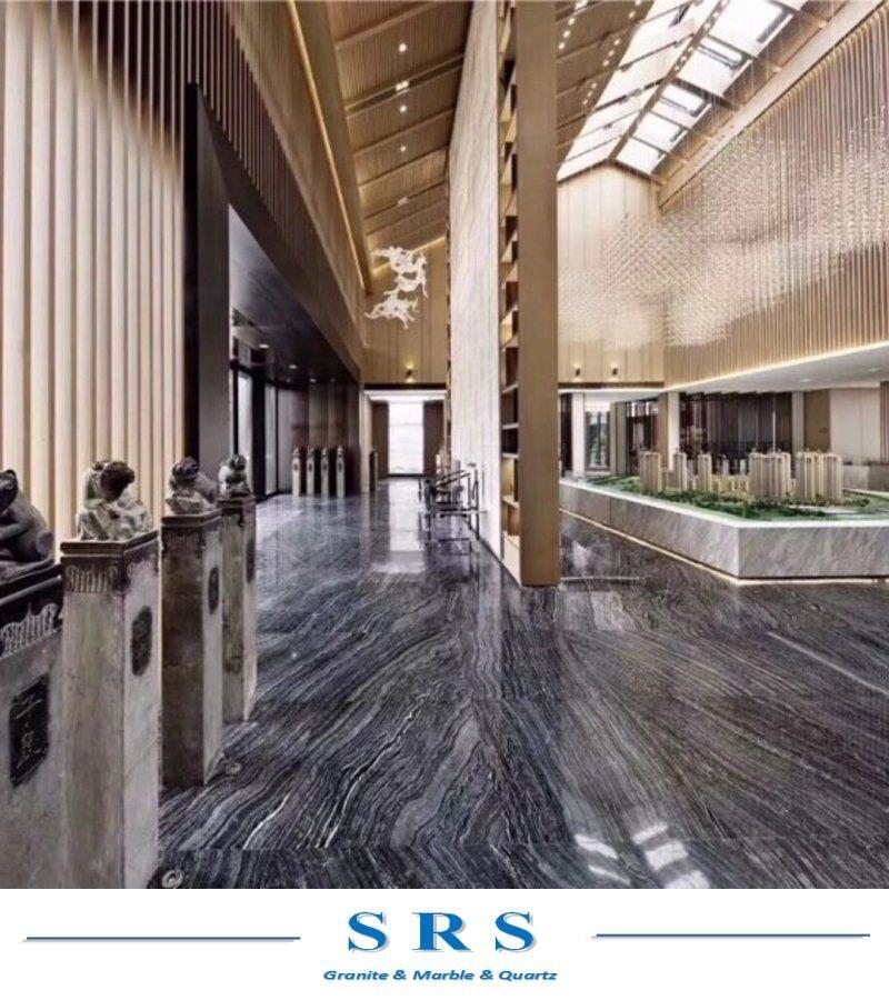 Black Wooden Marble for Wall/Floor/Countertops