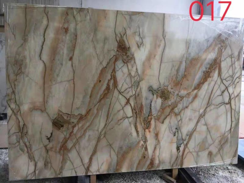 Marble Look Solid Surface Artificial Marble Big Slabs for Wall/ Floor Tiles
