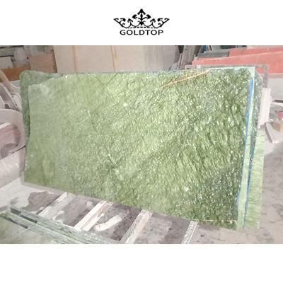 Building Material Natural Stone Polished/ Honed Surface Bathroom/Kitchen /Living Room Countertop Verde Ming Green Marble for Home