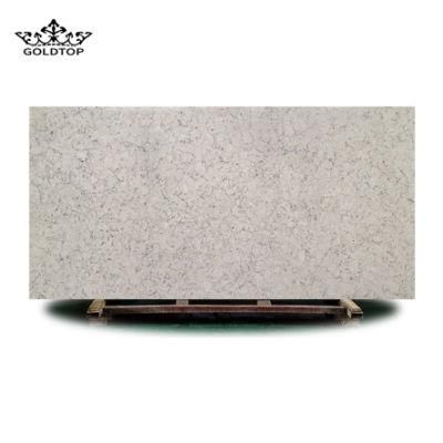 High Quality Durable 20mm Engineered Stone Slab Quartz Countertop for Kitchen Apartment Worktops Decor