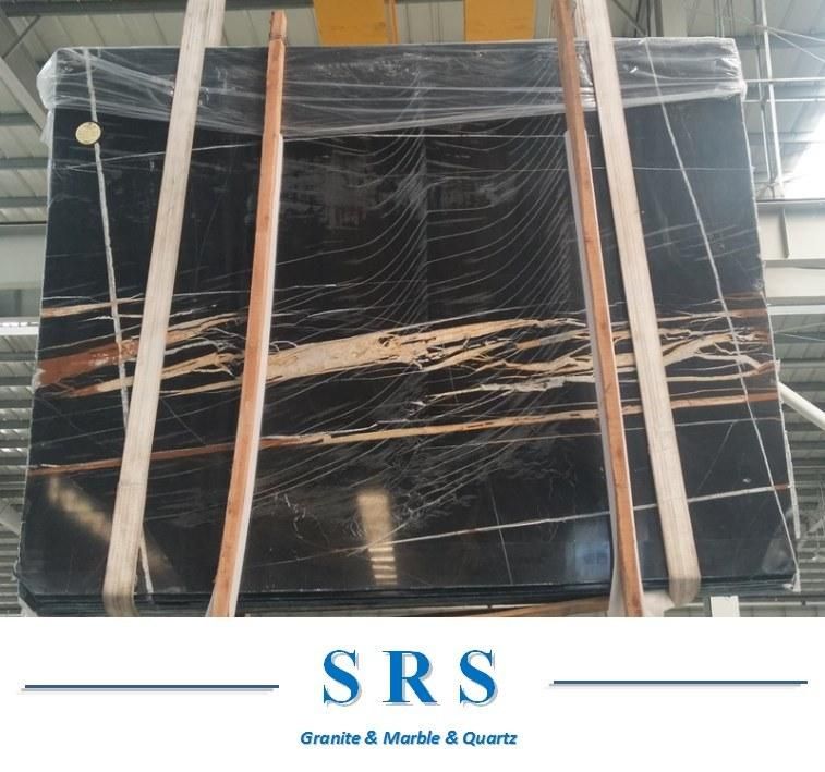 Black Saint Laurent Marble for Interior Projects
