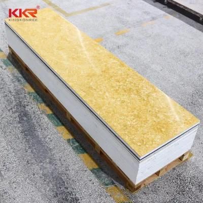 Decoration Material Translucent Stone Acrylic Solid Surface Sheet for Table