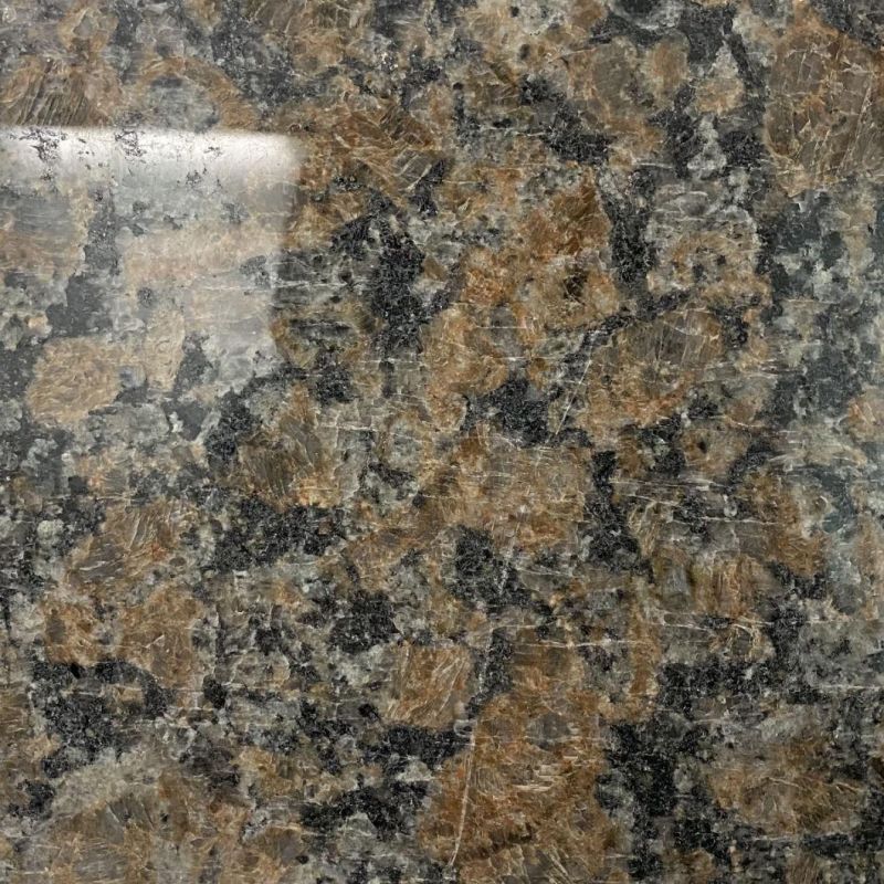 Deep Purple Golden Hemp and Color Is Gorgeous and Rich Texture Granite with Smooth Surface Use for Smooth Surface