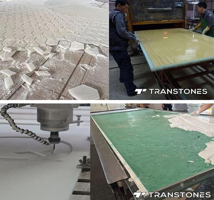 Translucent Resin Panel Polished Popular Alabaster Counter Top