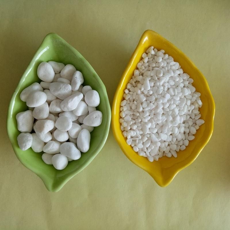 Supply White Pebbles/Cobbles Use for Garden Road