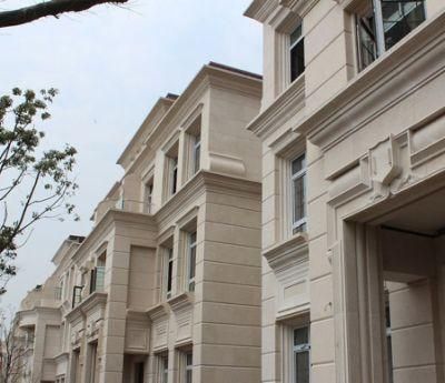 Natural Marble White/Beige Lime Stone Exterior/Sill/Cornice/Wall Facade/Panel Building/Material Limestone Cladding/Tile