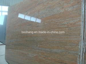 Raw Silk India Granite Colors Slab for Kitchen Countertop