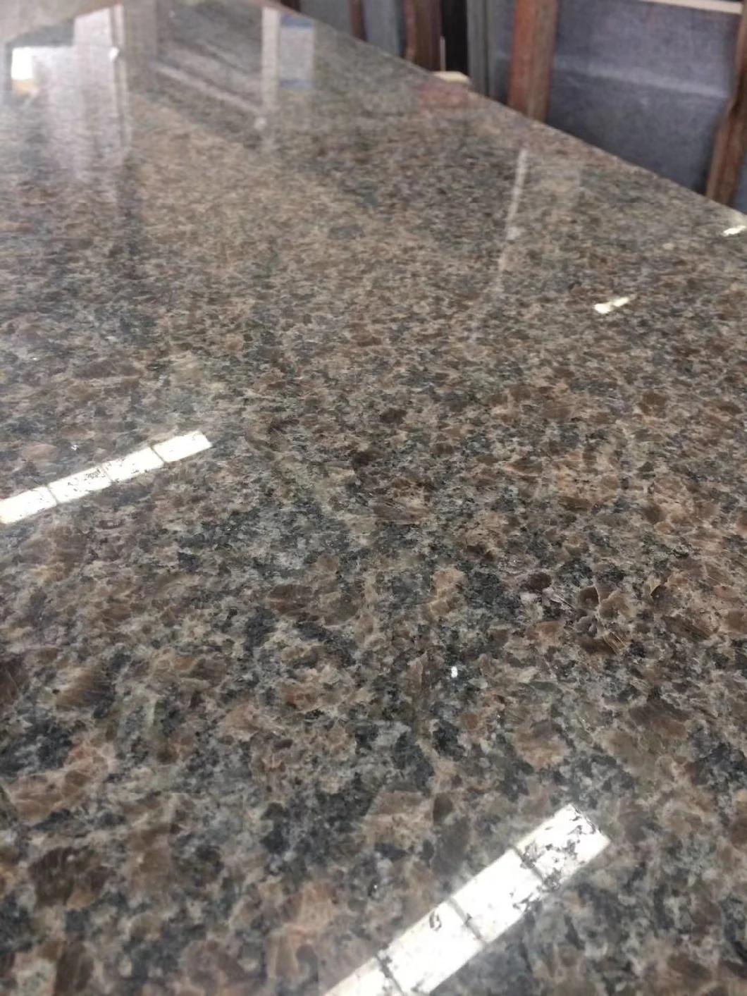Polished/Decorated/Flame Stone Slabs Cut Into Large and Small Tiles Taiwan Green Granite Is Used for Interior and Exterior Wall Cladding Floor Covering/Paving