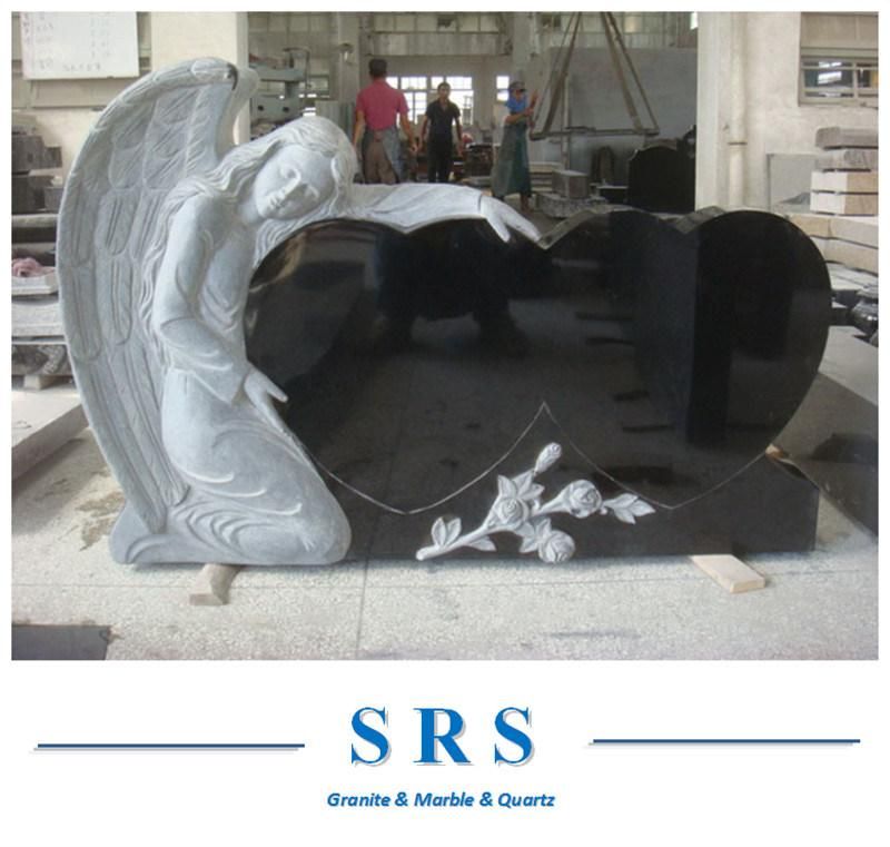 Granite Heart Shape Monument Tombstone