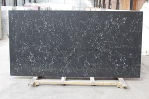 Black Quartz with White Vein Stone Artifical Stone