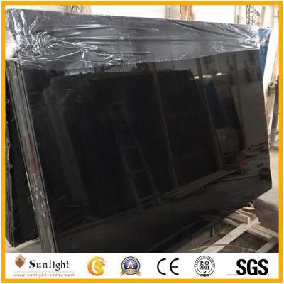 Natural Pure Black Marble, Black Jade Marble for Slabs, Tiles, Countertops