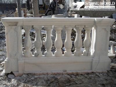 Natural White Marble Baluster for Stone Step/Railing