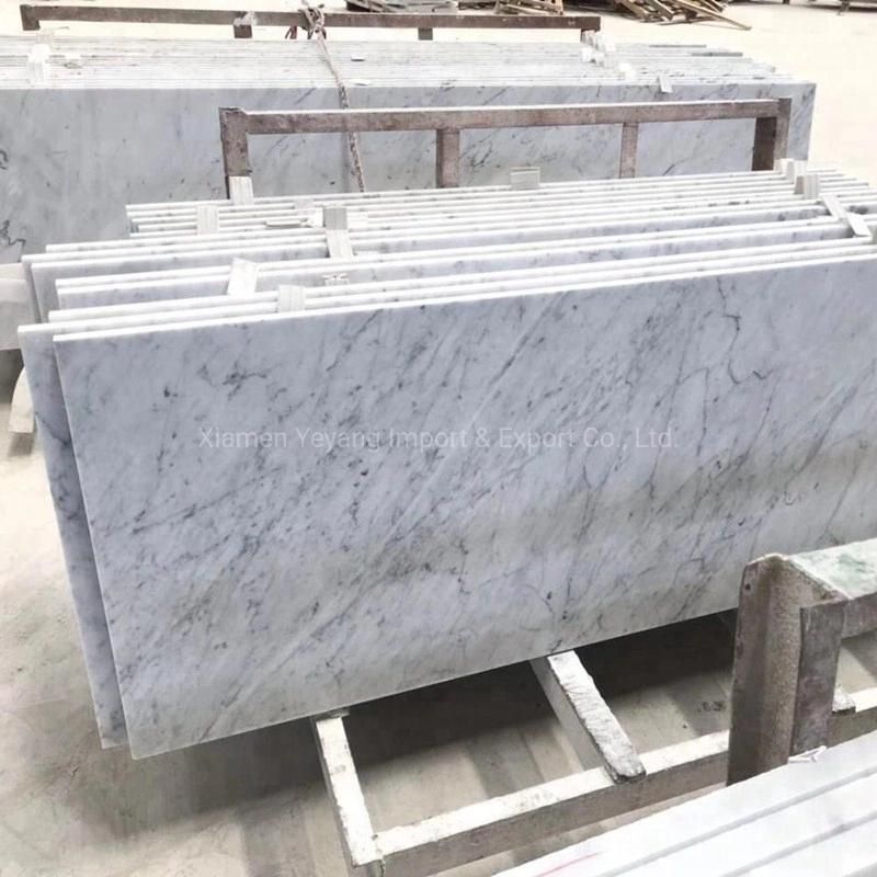 White Natural Marble for Kitchen/Bathroom Countertop/Worktop/Vanity/Table Solid Surface