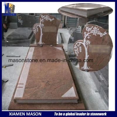 Mason France Customized Headstone with Book Cover