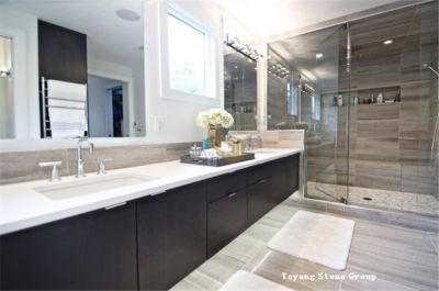 Wooden/Beige/White/Calacatta Marble Slabs Stone Tiles for Bathroom Countertop Kitchen Bathroom