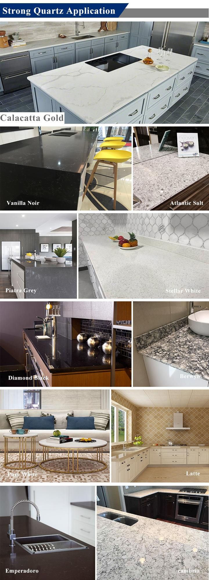 Marble Look Quartz Stone Restaurant Table
