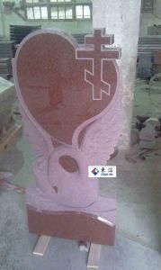 Russian Granite Headstone Red Granite Tombstone