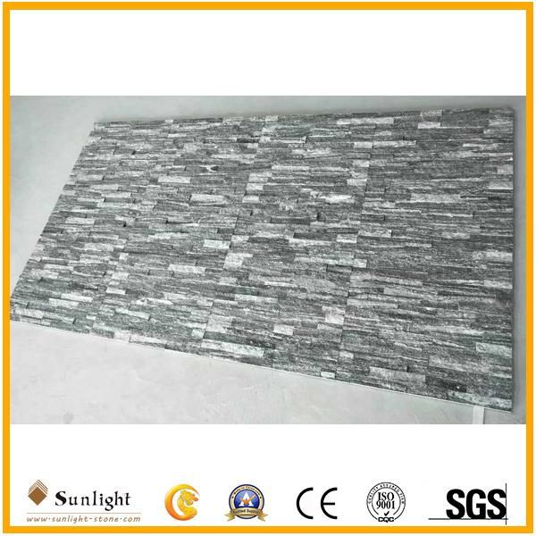 Wholesale Natural Dark Grey Slate Culture Stone for Wall Clading