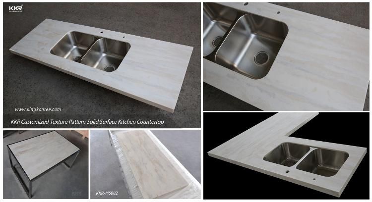 Kkr Customized Artificial Stone Kitchen Countertop