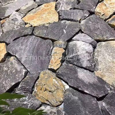 Natural Stone Crazy Paving Irregular Slate Flagstone for Landscape Flooring