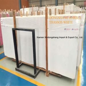 Pure White Greek Thassos Snow White Marble Slabs/Tiles for Walling/Flooring/Countertop/Kitchen/Bathroom