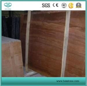 Polished/Honed/Split/Picked/Bushhammered/Chiseled/Sawn Cut/Sandblasted/Mushroom/Tumbled Red Wood Vein Marble for Tiles/Slabs/Floor