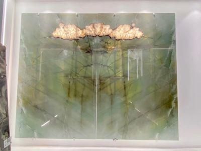 Green Onyx Slab Polished Iran Marble
