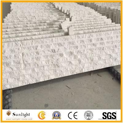 Popular Chiselled Surface White, Beige Limestone Tiles for Wall Decoration