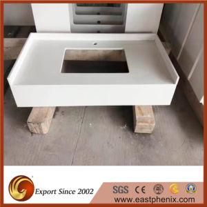Good Quality Solid Surface Vanity Top Quartz Countertop for Sale