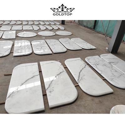 Calacatta White Marble Stone Slabs Tiles Countertops Vanity Tops Kitchen Tops