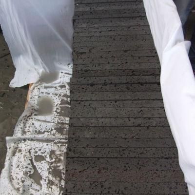 Hainan Grey Black Lava Stone Basalt with Holes for Paver Flooring