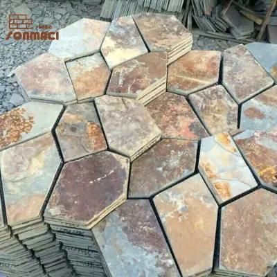 Rusty Slate Garden Paving Stone Tiles