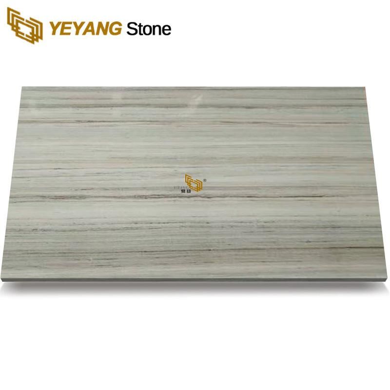 China Natural Stone Crystal Wooden White Marble for Interior/Floor/Wall/Tiles/Slabs