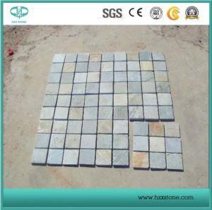 Chinese Natural Grey/Green/Tumbled/Irregular Shape Slate for Paving/ Wall Cladding Decoration